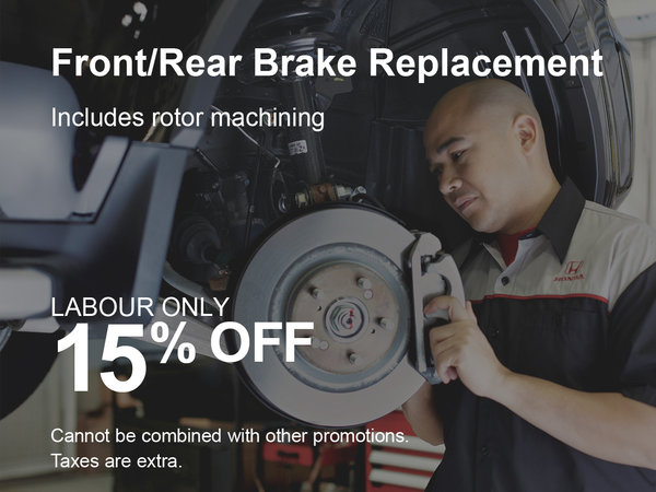 Brake Replacement Special
