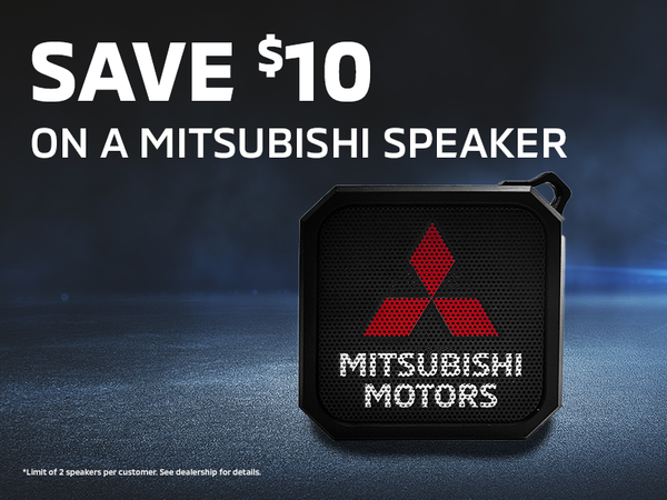 $10.00 OFF Mitsubishi Bluetooth Speaker
