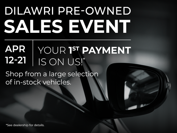 Dilawri Pre Owned Sales Event