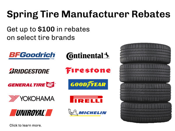 Tire Manufacturer Rebates