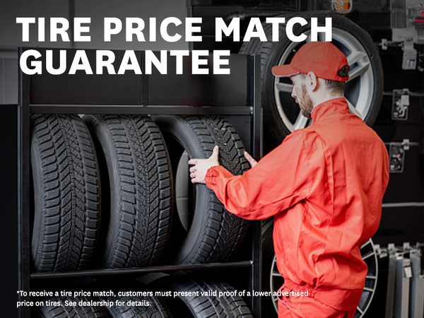 Tire price match guarantee