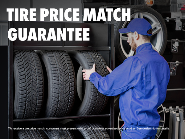 Tire price match guarantee