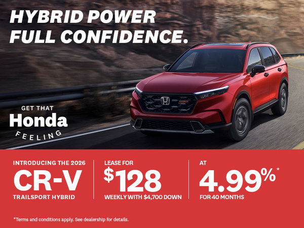 Get That Honda Feeling - 2026 CR-V Trailsport Hybrid