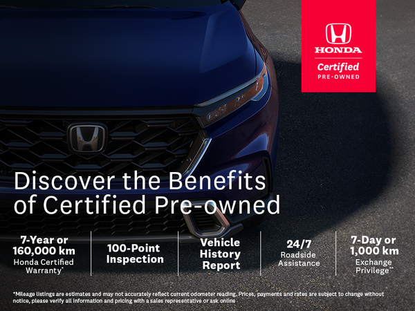 Honda Certified Pre-owned
