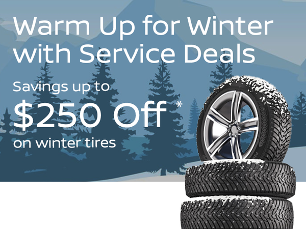 Savings up to $250 off on winter tires