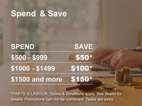 Spend & Save Special