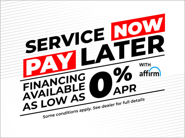 Service Now, Pay Later with Affirm