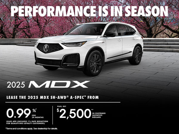 Performance is in Season - 2025 MDX