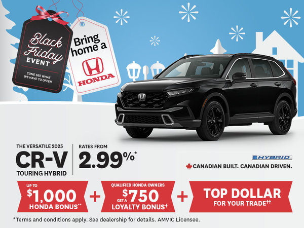 Black Friday - 2025 Honda CR-V Touring Hybrid