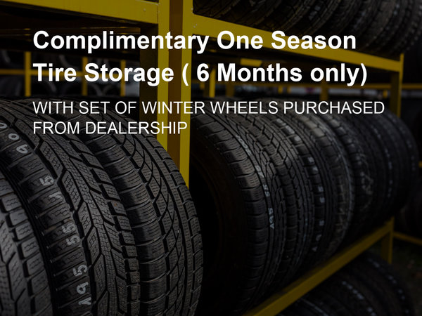 Complimentary Tire Storage w/ Purchase Special