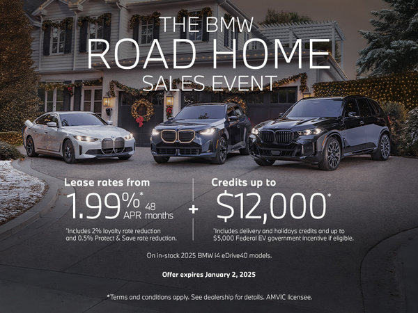 The BMW Road Home Sales Event