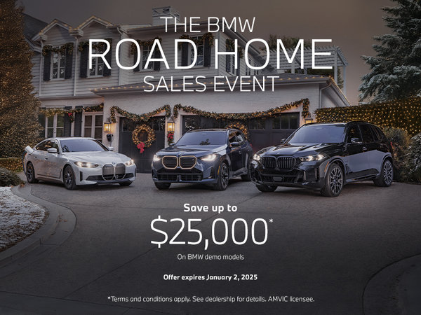 The BMW Road Home Demo Sales Event