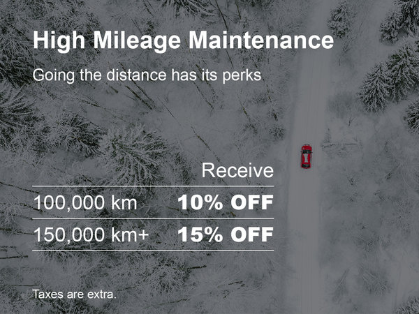 High Mileage Maintenance Special