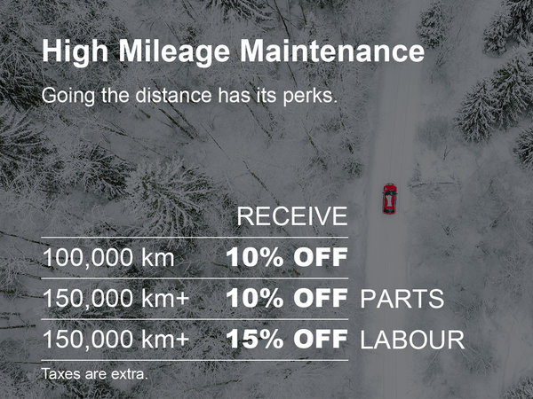 High Mileage Maintenance Special