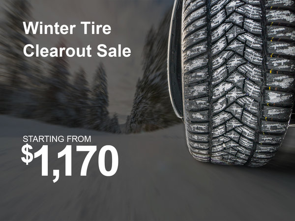 Winter Tire Clearout Special