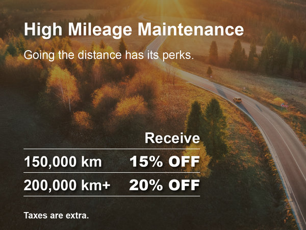 High Mileage Service Special