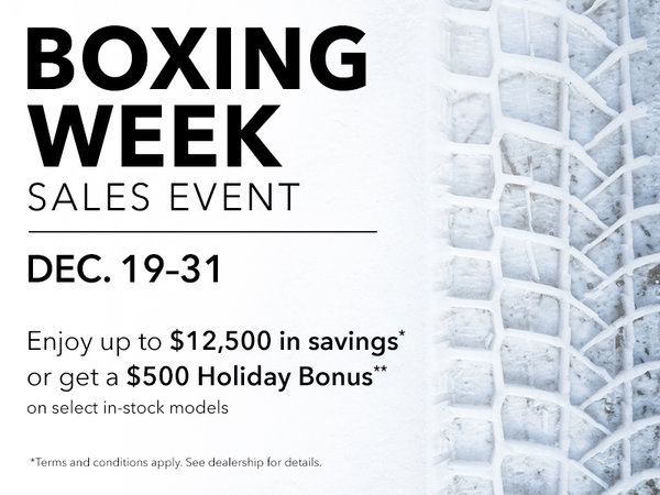 Boxing Week Sales Event