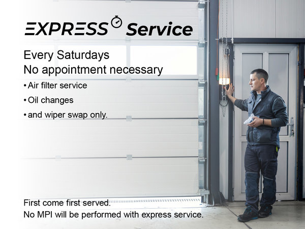 Express Service Saturdays Special