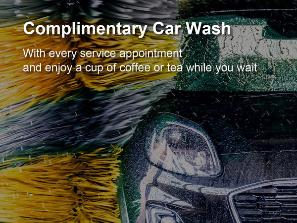 Complimentary Car Wash Special