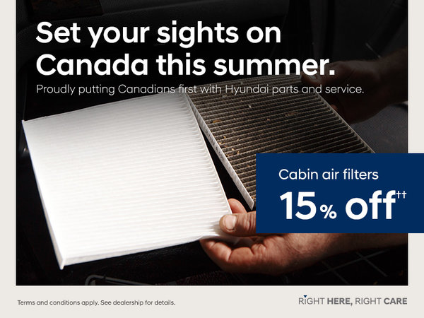 15% Off Cabin air filters