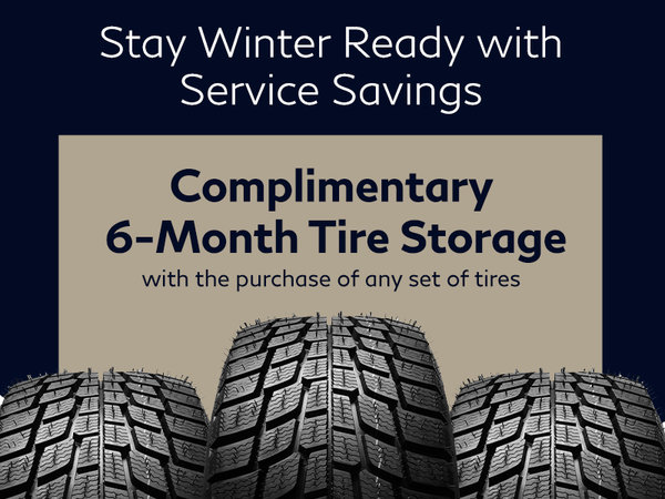 Complimentary 6-Month Tire Storage