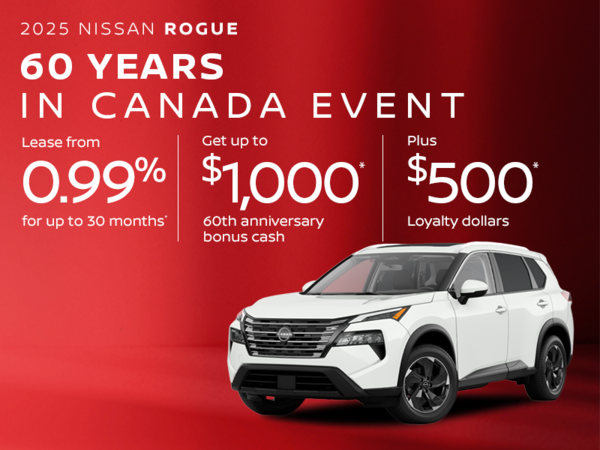 60 Years In Canada Event - 2025 Nissan Rouge