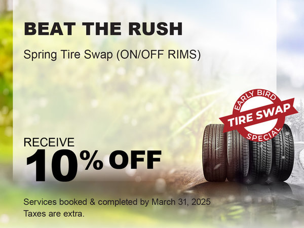 Early Bird Tire Swap Special