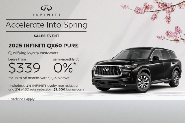 2025 QX60 - March Offers