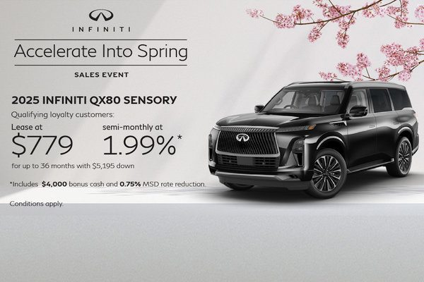 2025 QX80 - March Offers