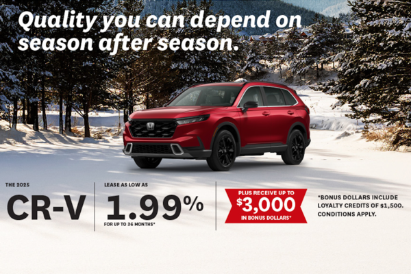 2025 CR-V - March Offer