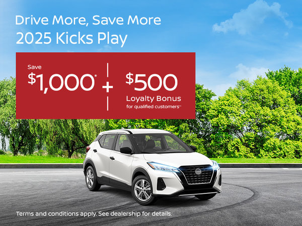 Employee Pricing - 2025 Nissan Kicks Play