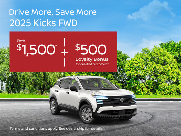 Employee Pricing - 2025 Nissan Kicks FWD