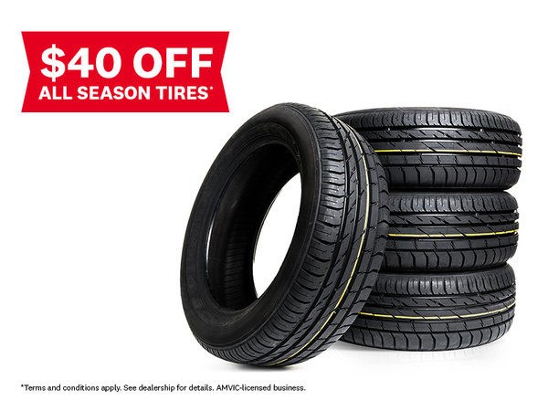 $40 OFF All Season Tires