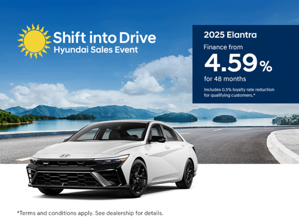 Shift into Drive Hyundai Sales Event - 2025 Elantra