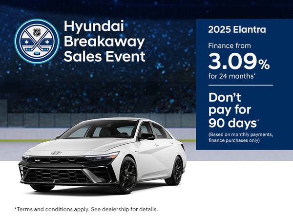 Hyundai Breakaway Sales Event - 2025 Elantra