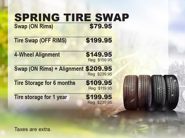 Tire Swap Special