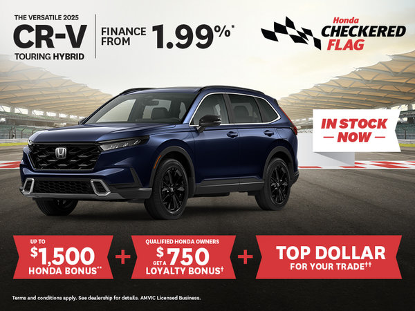 Honda Checkered Flag - 2025 CR-V Touring Hybrid