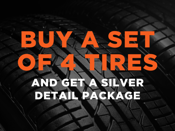 Buy 4 Tires - Silver Detail Package