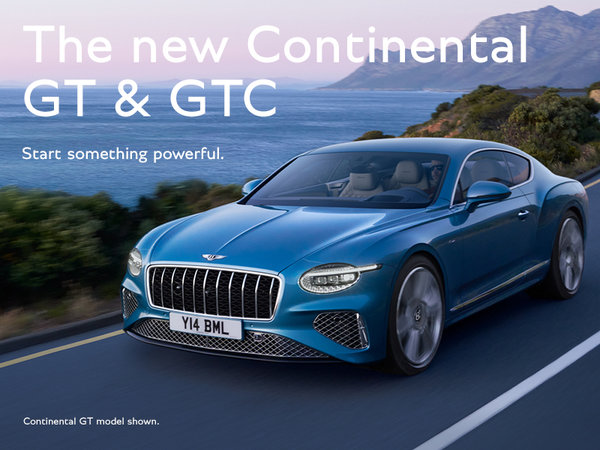 The new Continental GT & GTC Azure