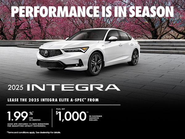 Performance is in Season - 2025 Integra