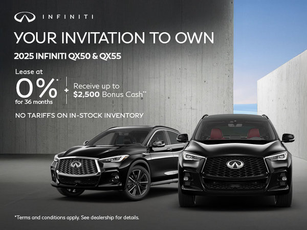2025 INFINITI QX50 Sport & QX55 Essential