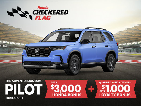 Honda Checkered Flag - 2025 Pilot Trailsport