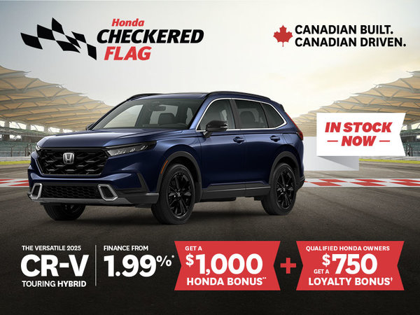 Honda Checkered Flag - 2025 CR-V Touring Hybrid