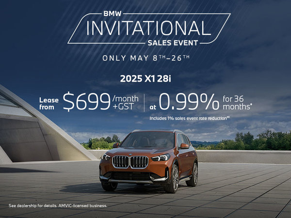 Invitational Sales Event - 2025 X1 28i