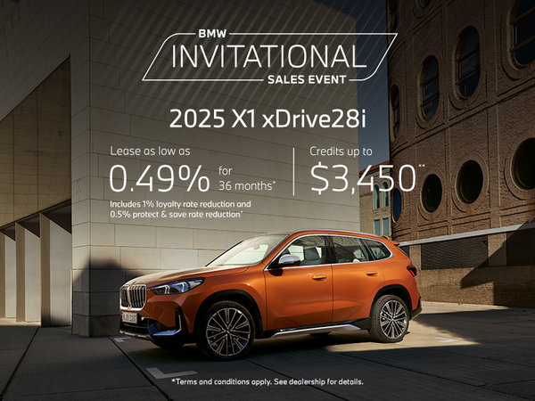 BMW Invitation Sales Event - 2025 X1 xDrive28i