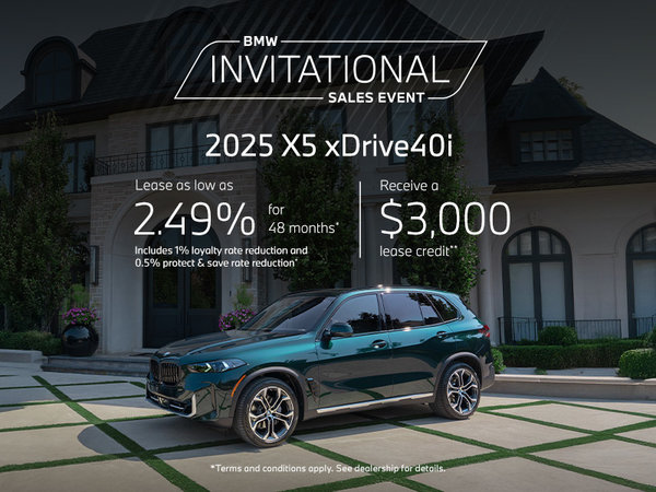 BMW Invitation Sales Event - 2025 X5 xDrive40i