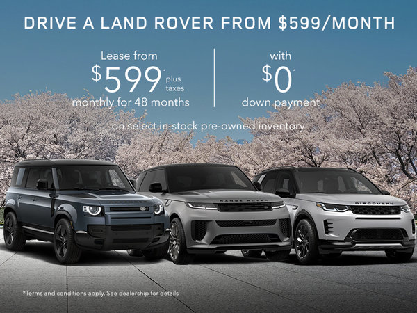 Drive a Land Rover from $599/month