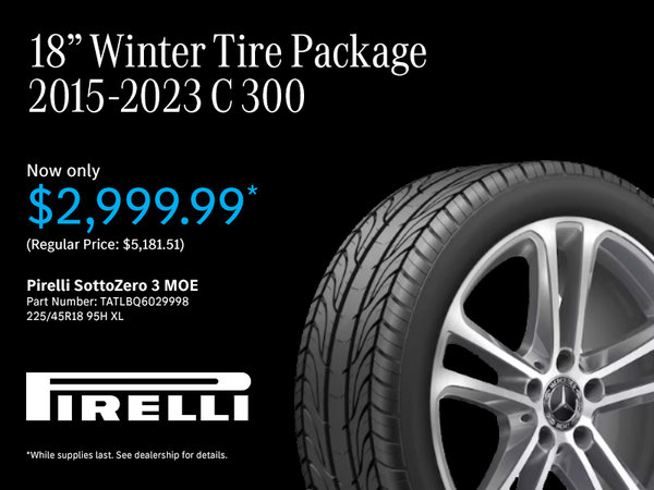 18' Winter Tire Package 2015-2023 C300