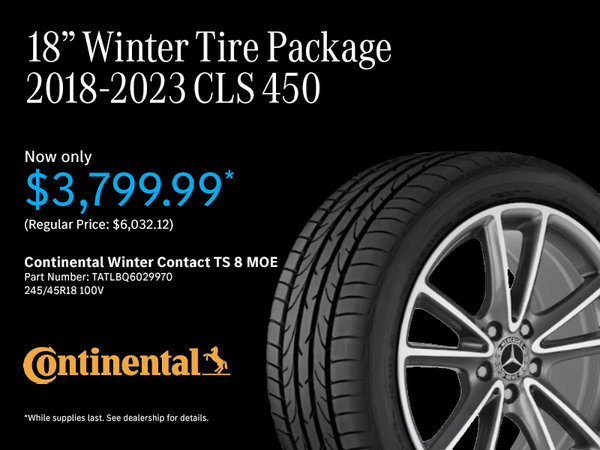18' Winter Tire Package 2018-2023 CLS450