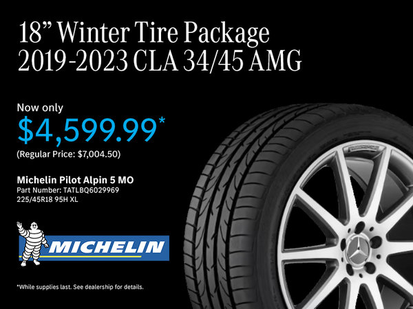 18' Winter Tire Package 2019-2023 CLA 34/35 AMG